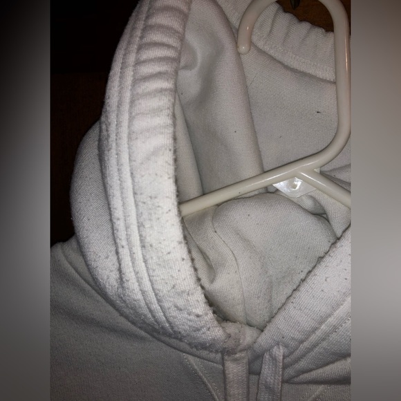 Polo Ralph Lauren white long sleeve cotton/polyester hooded sweatshirt hoodie - Picture 6 of 7